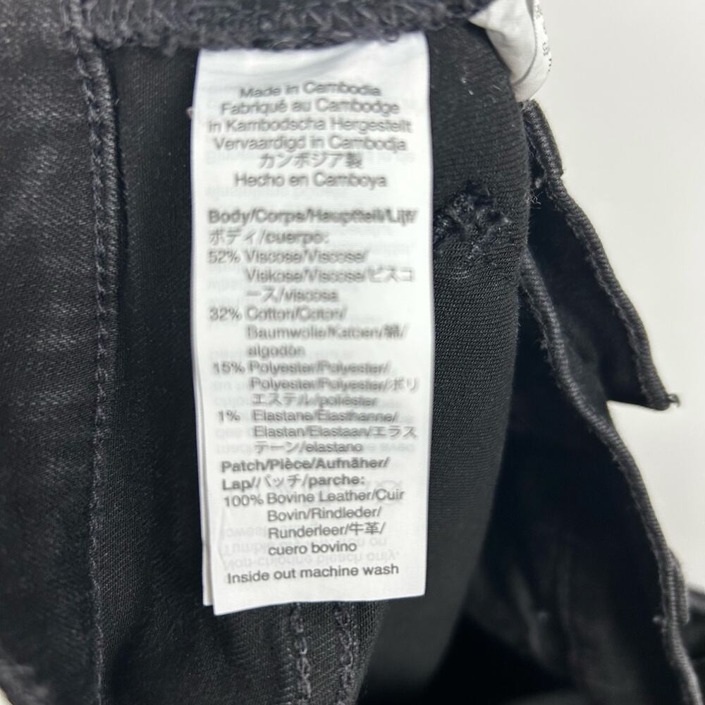 Madewell Roadtripper Jeans Black Ankle Skinny Lightweight Stretch Womens Size 27 - Picture 8 of 12